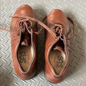 SAS Brown Leather Shoes